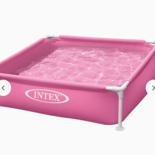 Piscina Estructural INTEX Mini Small Frame 122x30cm, 342L Rosada