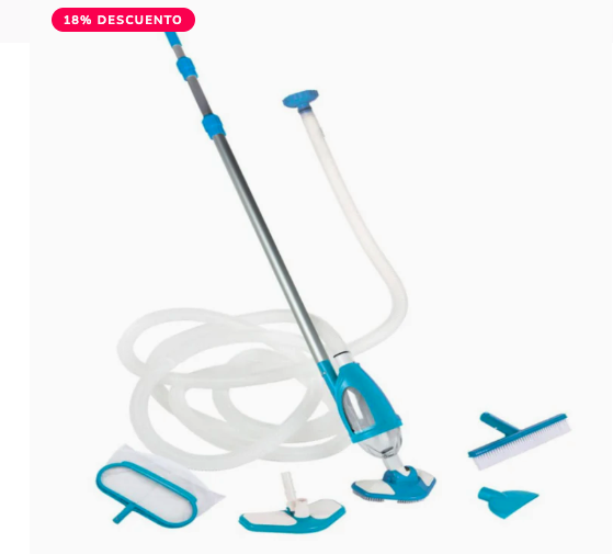 Kit de Mantenimiento Deluxe para Piscinas INTEX Con Mango Telescópico