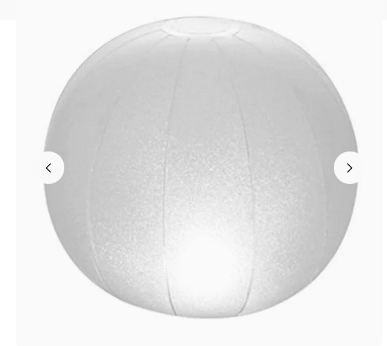 Lámpara Led Flotante Para Piscinas & Forma De Bola INTEX