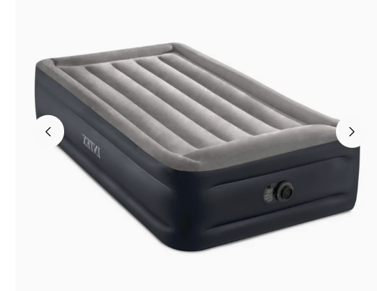 Colchón Inflable Eléctrico INTEX 1.5 Plaza Deluxe Pillow Rest Raised