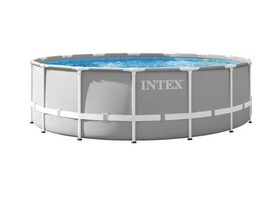 Piscina Estructural Redonda INTEX Prism Frame 457m x 122m, 16.805L, con Bomba, Escalera y Cobertor