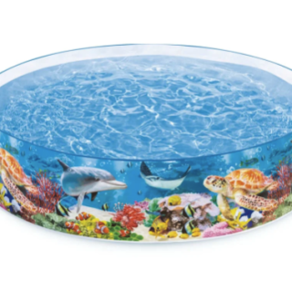 Piscina Semi Rígida INTEX Deep Blue Sea Snapset 244 x 46 cm, 2.040L